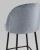 Стул барный Марсель велюр серый. Фото №8