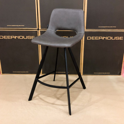 Стул барный  Аликанте темно-серый фото Стул барный  Аликанте темно-серый. Фото №3