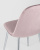 Стул Валенсия велюр розовый хромированные ножки. Фото №8