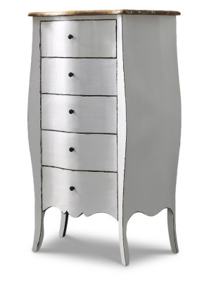 Комод вертикальный FL-7001 белый. Фото