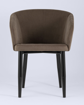 Кресло Ральф велюр коричневый. Фото №5