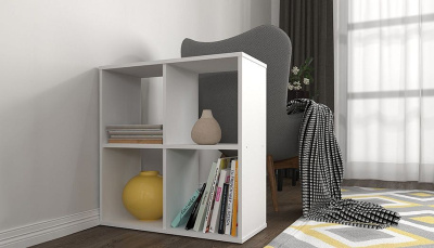 Стеллаж Polini Home Smart, белый фото Стеллаж Polini Home Smart, белый. Фото №5