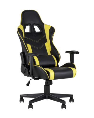 Кресло игровое TopChairs Impala желтое фото Кресло игровое TopChairs Impala желтое. Фото №2