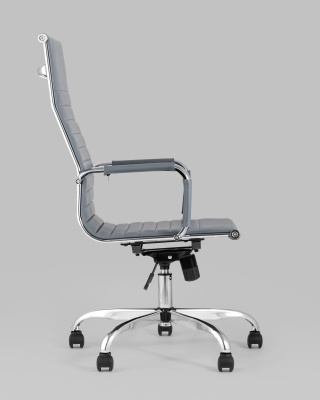 Кресло руководителя TopChairs City серый фото Кресло руководителя TopChairs City серый. Фото №4