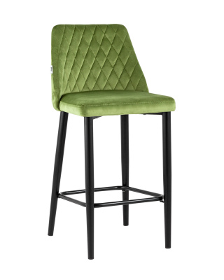 Стул полубарный Диего велюр травяной фото Стул полубарный Диего велюр травяной. Фото №2