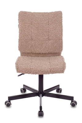 Кресло Бюрократ CH-330M коралловый экомех крестовина металл черный. Фото