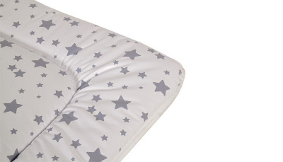 Матрас пеленальный Polini kids Звезды, белый. Фото №4