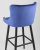 Стул барный Ститч велюр синий. Фото №8