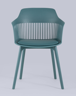 Стул Crocus с подушкой темно-бирюзовый фото Стул Crocus с подушкой темно-бирюзовый. Фото №5