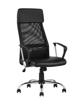 Кресло офисное TopChairs Bonus черное фото Кресло офисное TopChairs Bonus черное. Фото №2