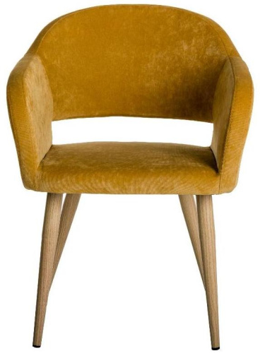 Кресло Oscar Жёлт/Натуральный Дуб. Фото №4