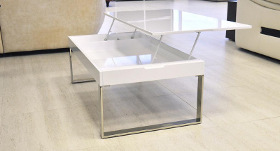 Журнальный стол J030 белый лак фото Журнальный стол J030 белый лак. Фото №4