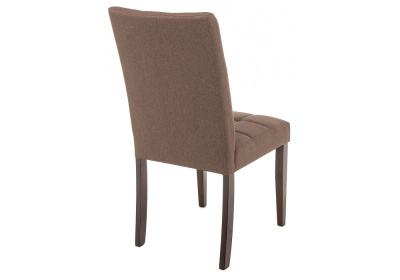 Стул деревянный Madina dark walnut / fabric brown фото Стул деревянный Madina dark walnut / fabric brown. Фото