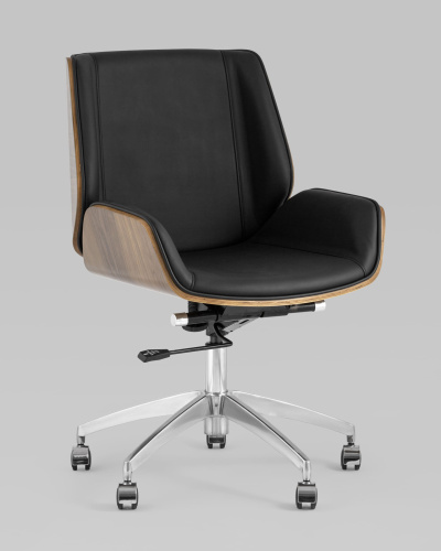 Кресло офисное TopChairs Crown черное. Фото №3