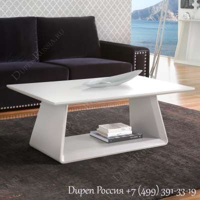 Журнальный стол DUPEN CT-222 Белый матовый. Фото №2