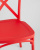 Стул Кроссбэк пластиковый красный фото Стул Кроссбэк пластиковый красный. Фото №10