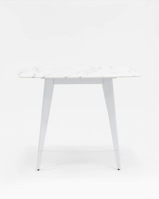 Стол обеденный Ричмонд 100*100 белый стеклянный фото Стол обеденный Ричмонд 100*100 белый стеклянный. Фото №4