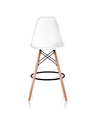 Стул барный DSW, белый. Фото №4