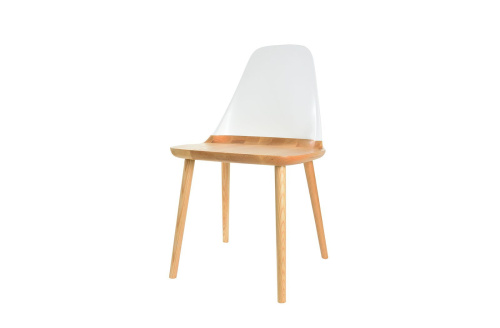 Стул DC-S123 белый/бук. Фото №5