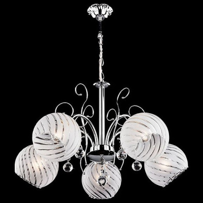 Подвесная люстра Eurosvet Lotos 30002/5 хром. Фото №2