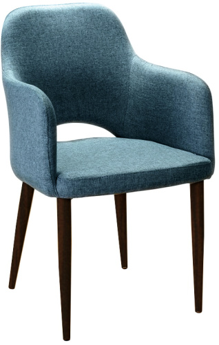 Кресло Ledger Сканди Блю/венге. Фото №1