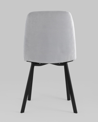 Стул Oliver Square велюр светло-серый. Фото №6