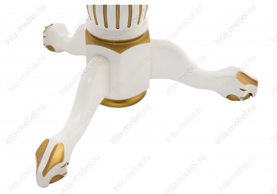 Журнальный стол Бернард молочный с золотой патиной фото Журнальный стол Бернард молочный с золотой патиной. Фото №4