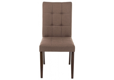 Стул деревянный Madina dark walnut / fabric brown фото Стул деревянный Madina dark walnut / fabric brown. Фото