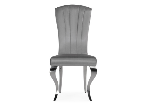 Стул на металлокаркасе Sally dark grey / steel. Фото №3