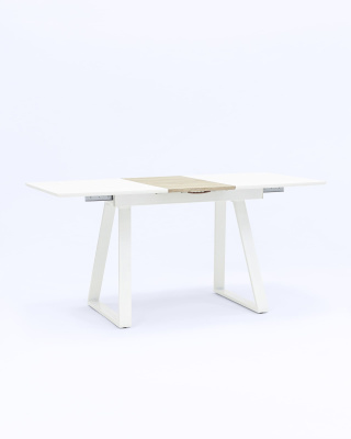 Стол обеденный Детройт раскладной 120-160*80 белый фото Стол обеденный Детройт раскладной 120-160*80 белый. Фото №5