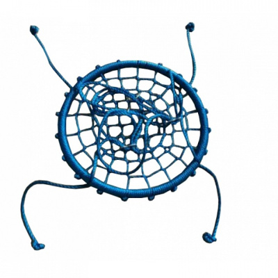 Качели детские гнездо 403420, синий. Фото