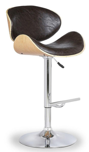 Стул барный JY1076 коричневый. Фото №1