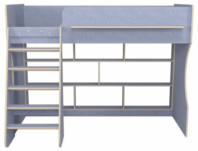 Кровать-чердак Р432-П Капризун 1, голубой. Фото