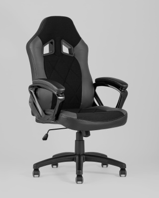 Кресло игровое TopChairs Skyline серое фото Кресло игровое TopChairs Skyline серое. Фото №3