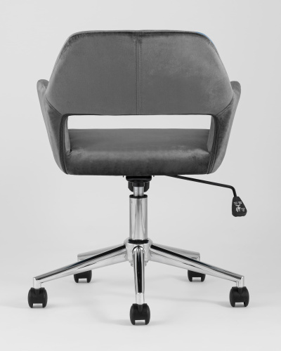 Кресло офисное Ross велюр серый. Фото №7