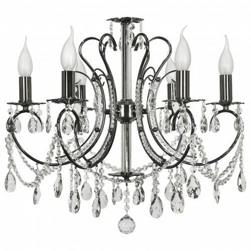 Подвесная люстра Arti Lampadari Romano Romano E 1.1.6.601 NB. Фото №1