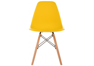 Стул деревянный Eames PC-015 желтый фото Стул деревянный Eames PC-015 желтый. Фото №3