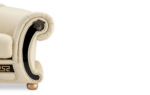 Диван-кровать Versace 3-х местный белый. Фото №11