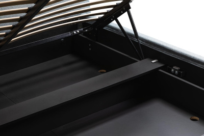 Кровать с ортопедическим основанием и ящиком Сканди 1.8 Грей. Фото