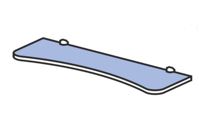 Полка навесная симметричная Силуэт. Фото №2