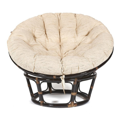 Кресло из натурального ротанга Papasan 23/01 + Подушка фото Кресло из натурального ротанга Papasan 23/01 + Подушка. Фото